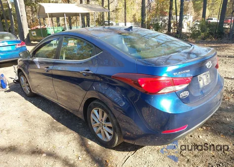 2015 Hyundai Elantra Se z USA, uszkodzony, nr VIN 5NPDH4AE0FH587534